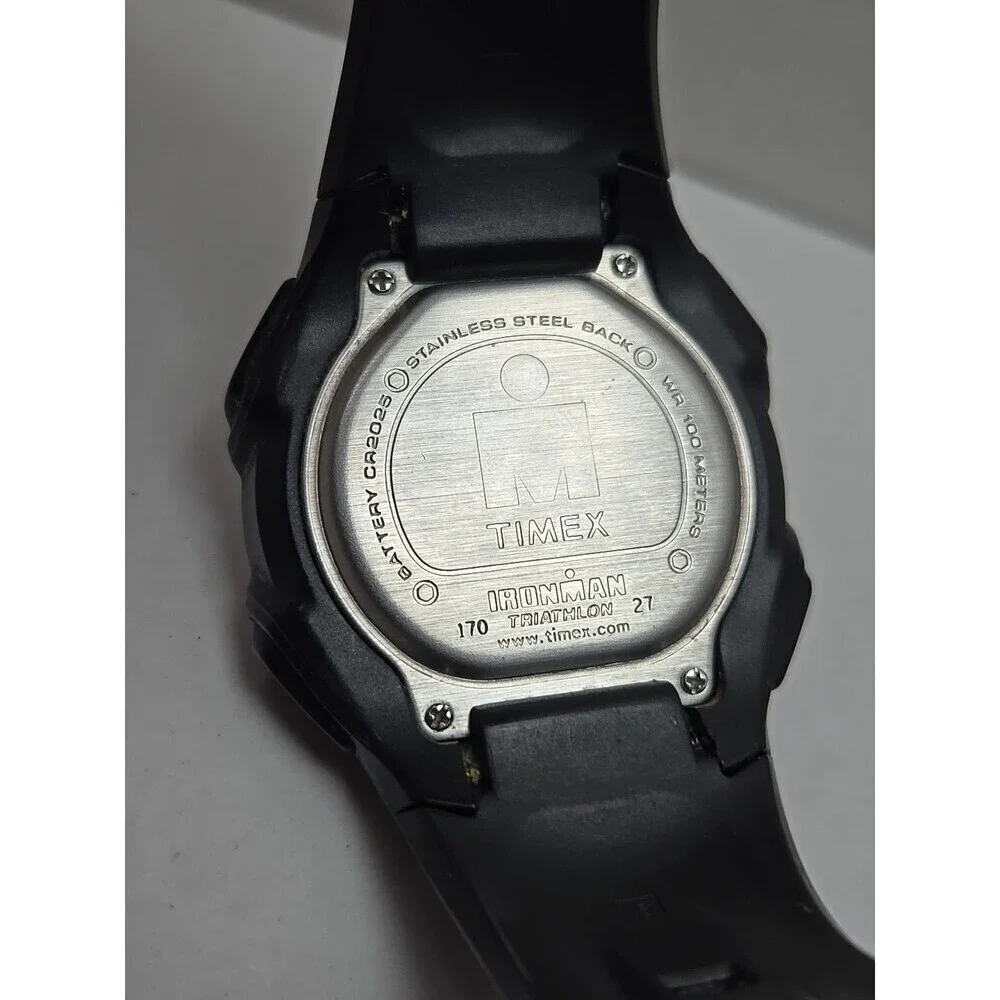Timex Ironman Classic 30 Lap Watch 45mm Indiglo WR100M New Battery Quartz Mens